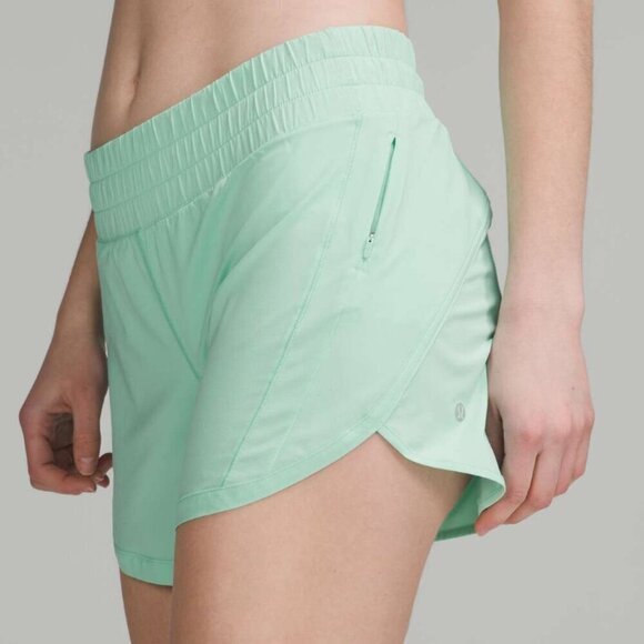 Lululemon Track That Mid-Rise Lined Short 5" Wild Mint - Picture 7 of 7